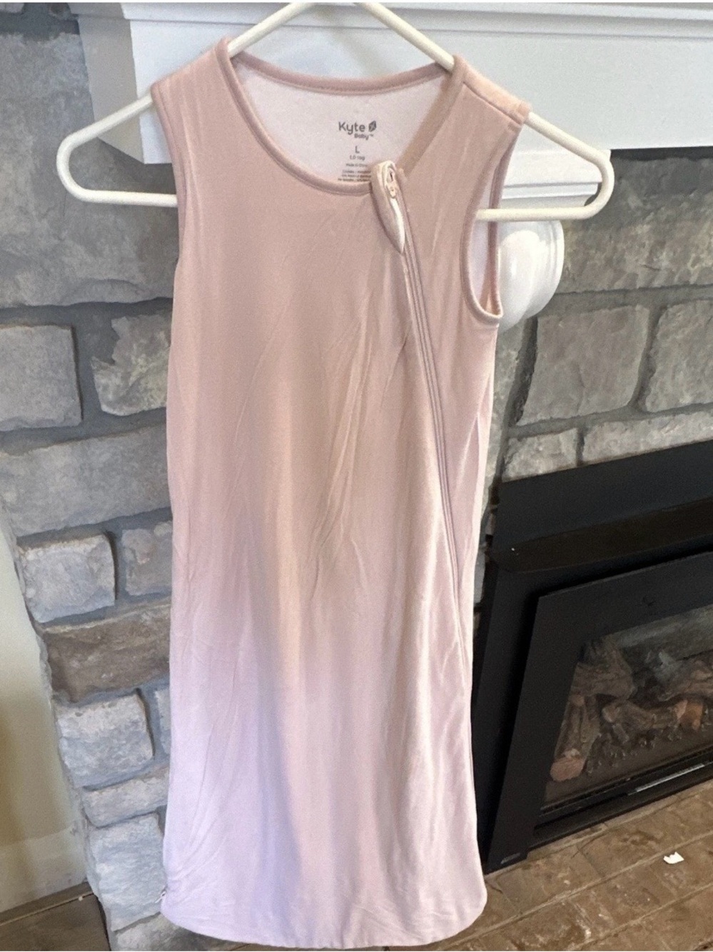 Kyte BABY Sleeveless Sleep Sack in Light Pink Blush